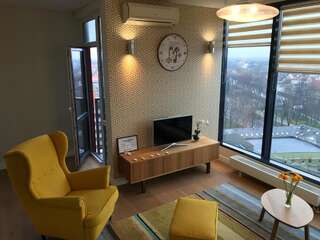 Апартаменты Old Town Panorama Apartments Клайпеда Апартаменты с 1 спальней-12